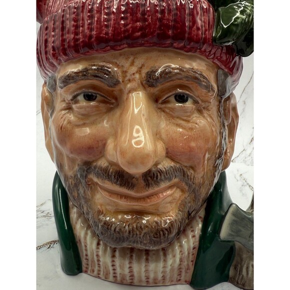 Royal Doulton Character Toby Jug “Lumberjack” D6610 1966 - Picture 9 of 14